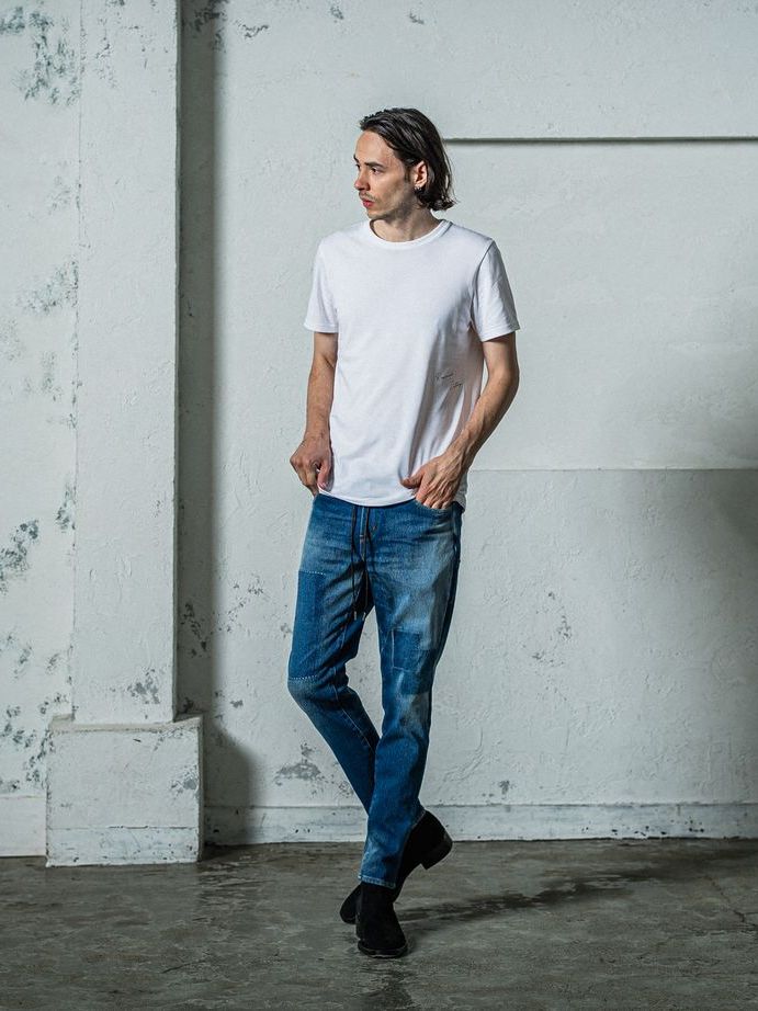 SIDE RC BASIC TEE / プリント入りTシャツ / ホワイト