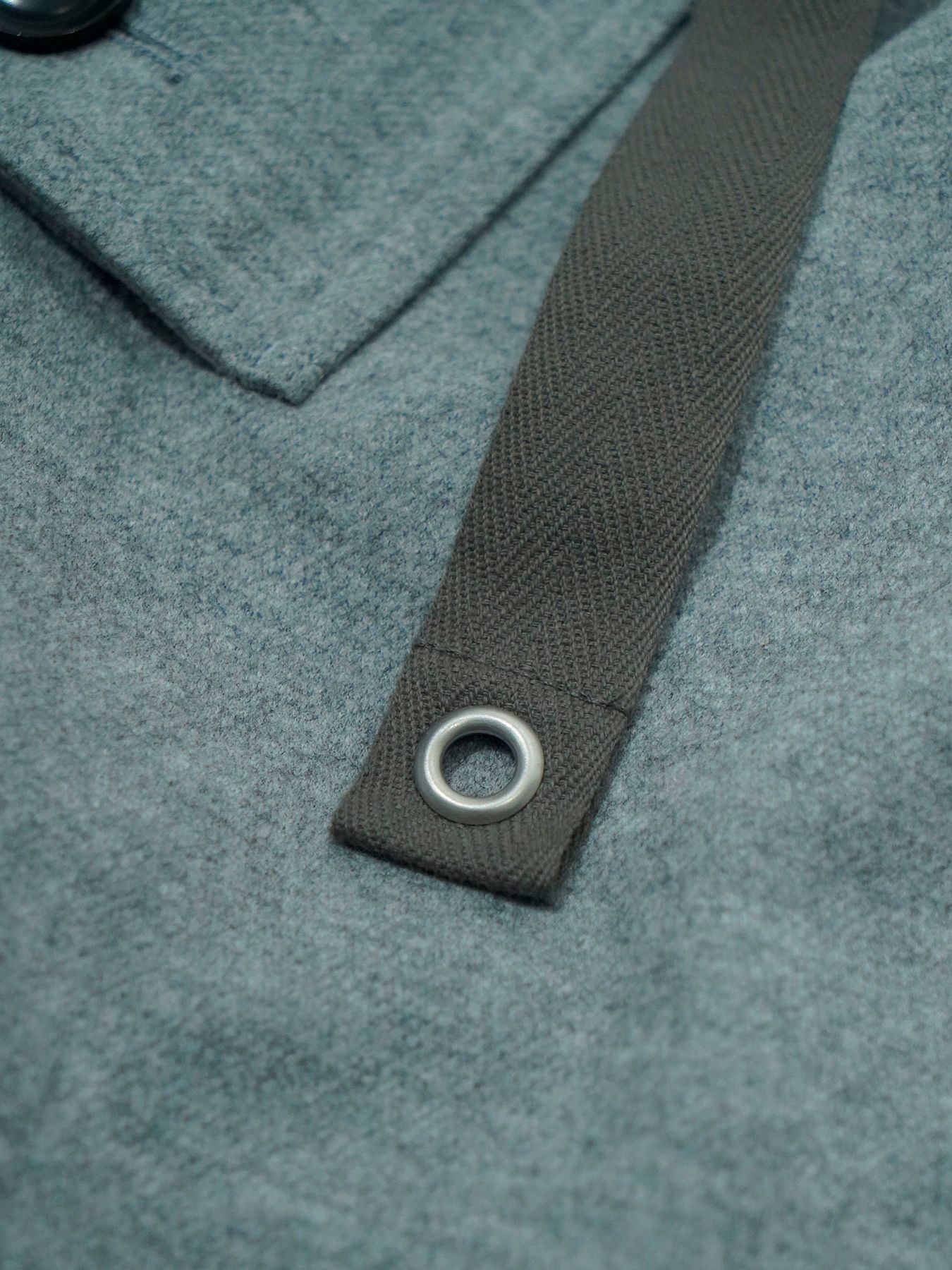 【予約品 】Woolnapp trousers / ウール イージートラウサーズパンツ / 杢グレー