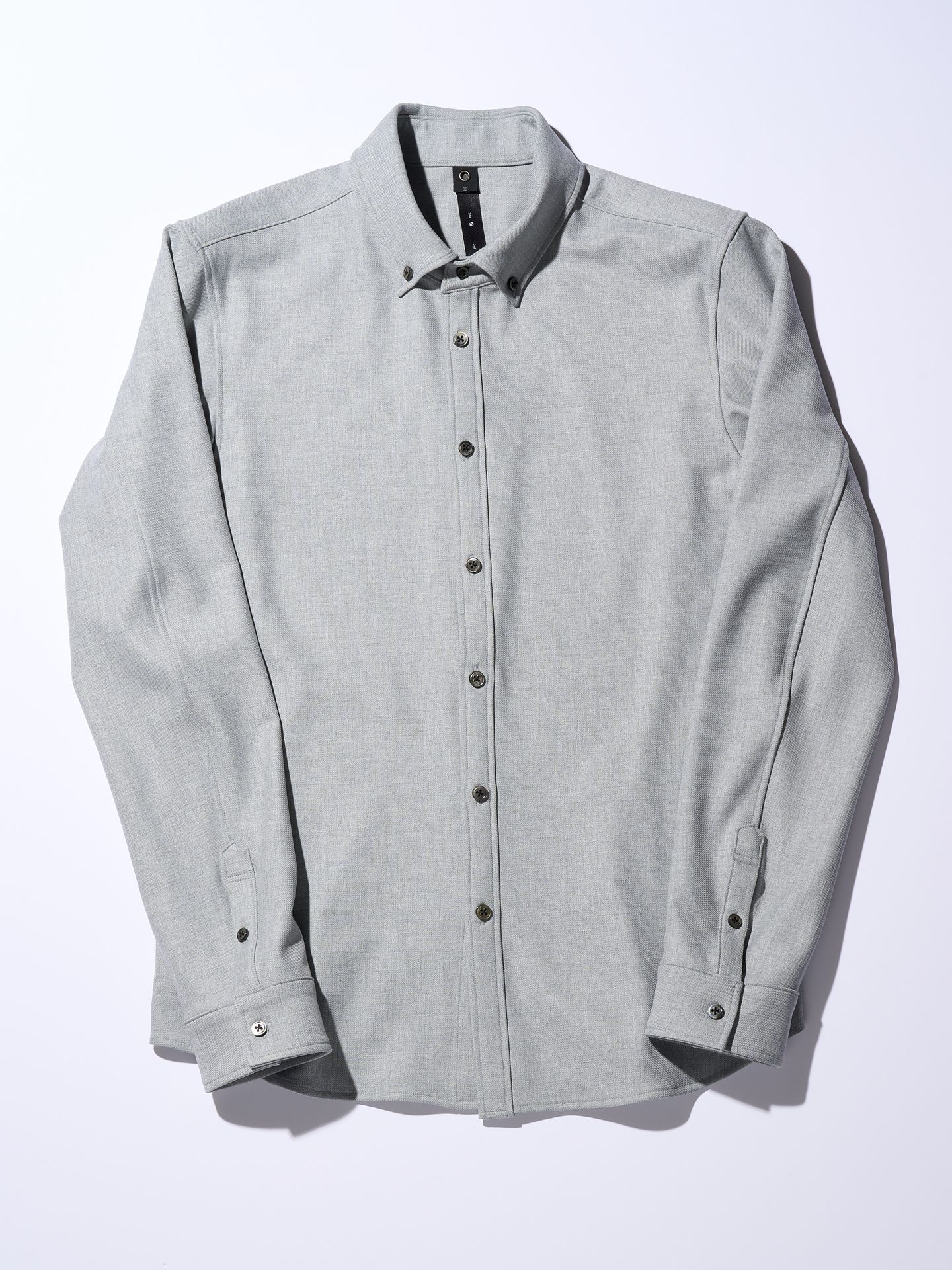 【予約品】 B.D shirt(cosmical warm) / ボタンダウンシャツ / アイスグレー
