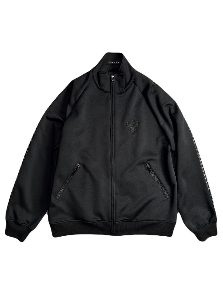 LINETAPEJERSEY JKT Cスワロフスキークロスガン入り / ブラック