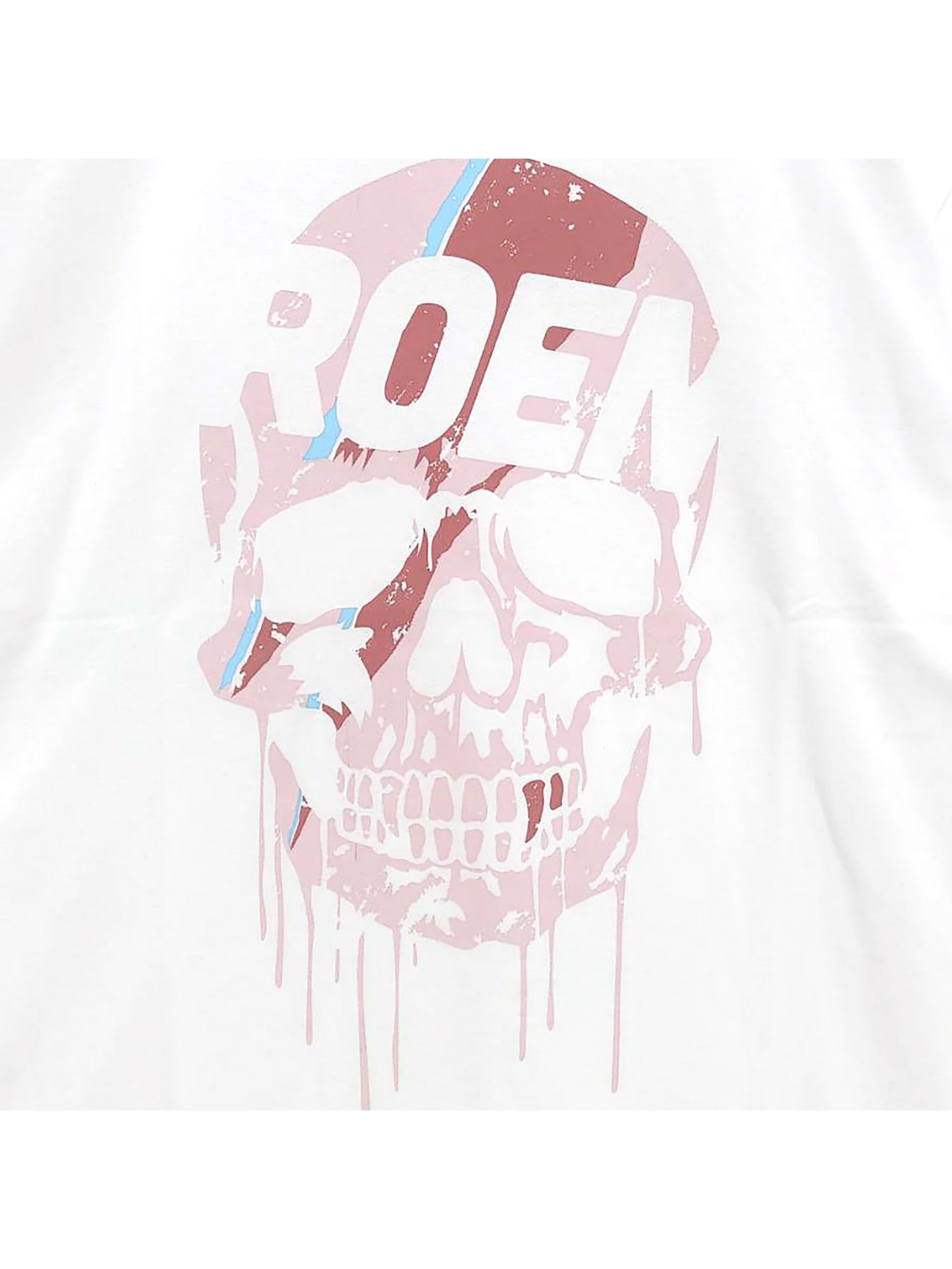 DAVID SKULL / 半袖Tシャツ / ホワイト【Roen】