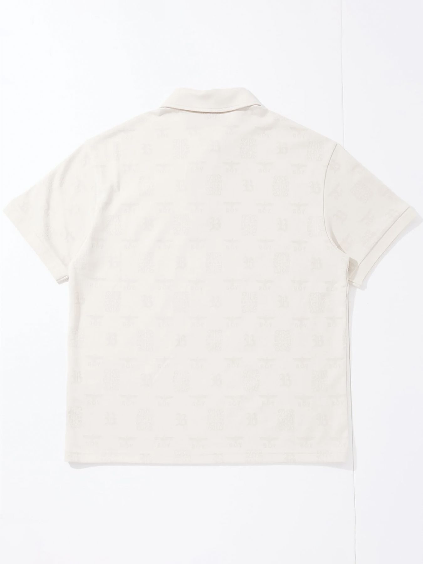JACQUARD POLO SHIRT / ジャガードポロシャツ / カーキ