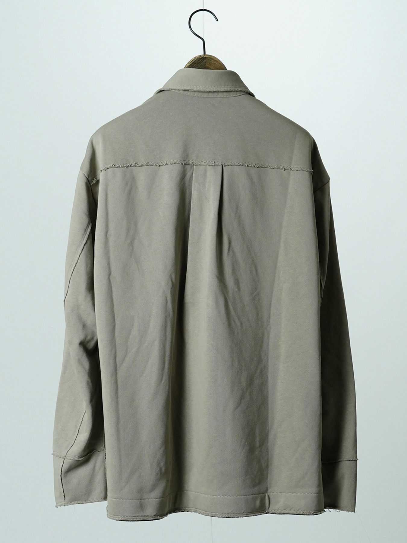 【予約品 7月5日(日) 締切】SWEAT OVERSHIRTS / スウェットオーバーサイズシャツ / グレー