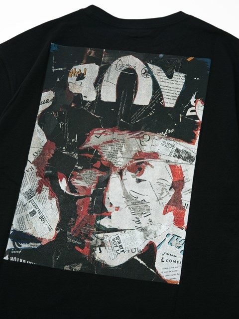 COLLAGE GRAPHIC TEE / Tシャツ / ブラック 【BOY LONDON】