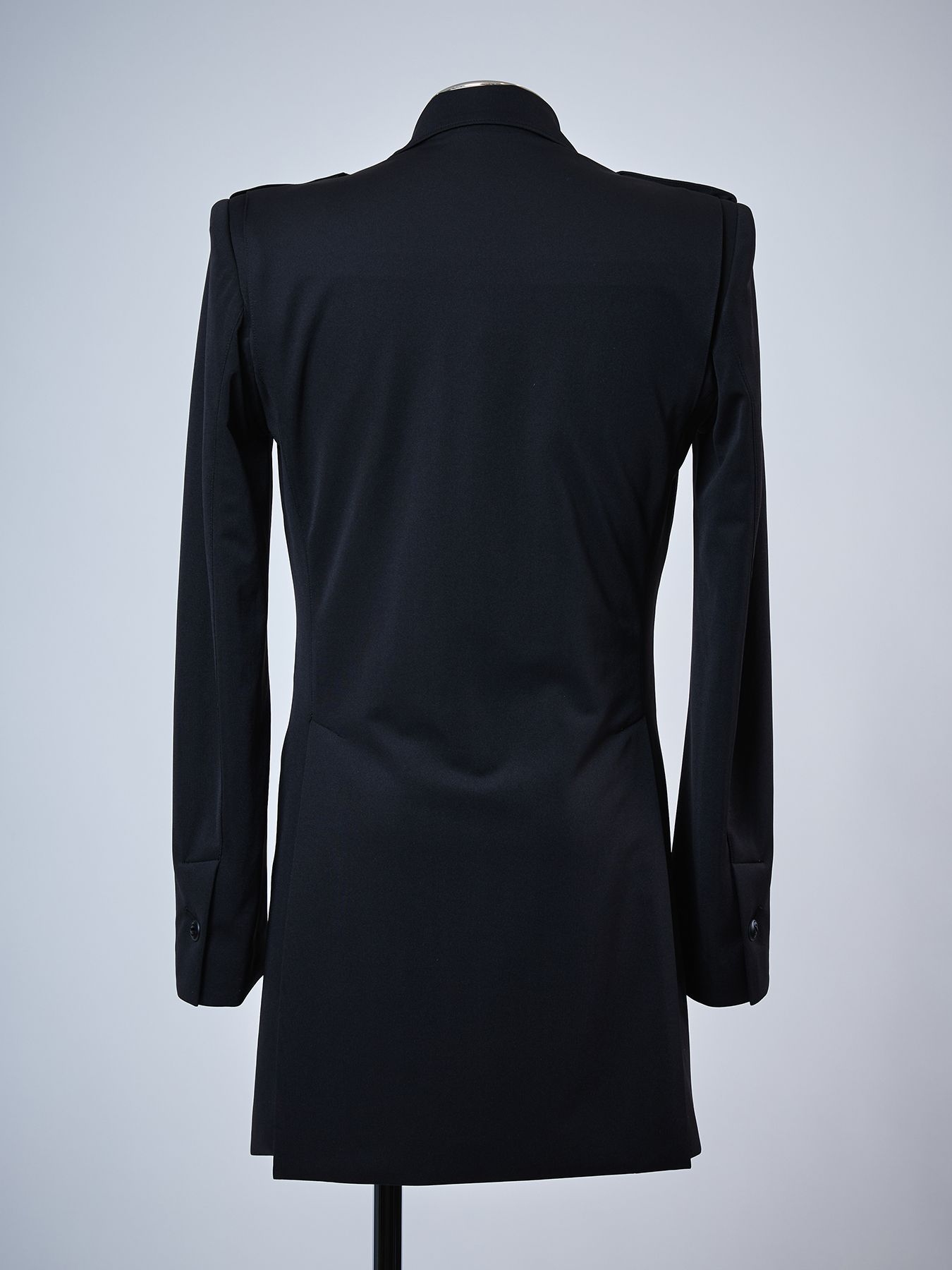 【予約品 4月26日(日) 締切】Epolette Long Jacket / エポレット ロングジャケット / ブラック