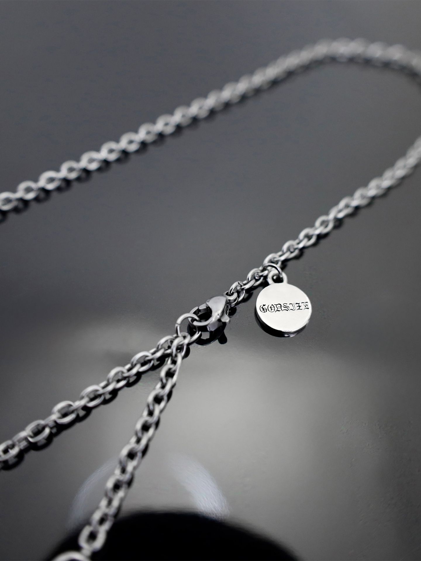 《受注生産》GODSIZE® MEDAL STAINLESS CHAIN #1 55 / ゴッドサイズ® メダイ ステンレスチェーン #1 55 / 注文から1～2週間後入荷予定