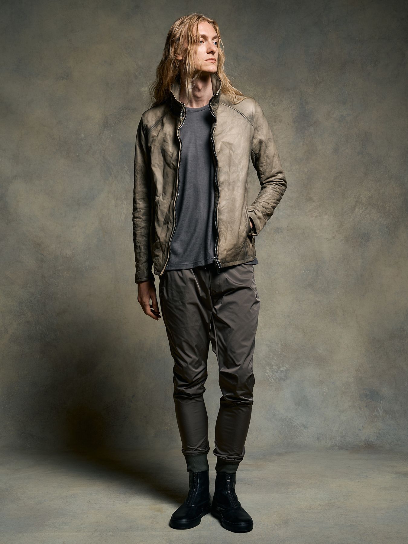 【予約品 9月23日(火) 締切】front zip bootie / フロントジップ ブーティー / ブラック