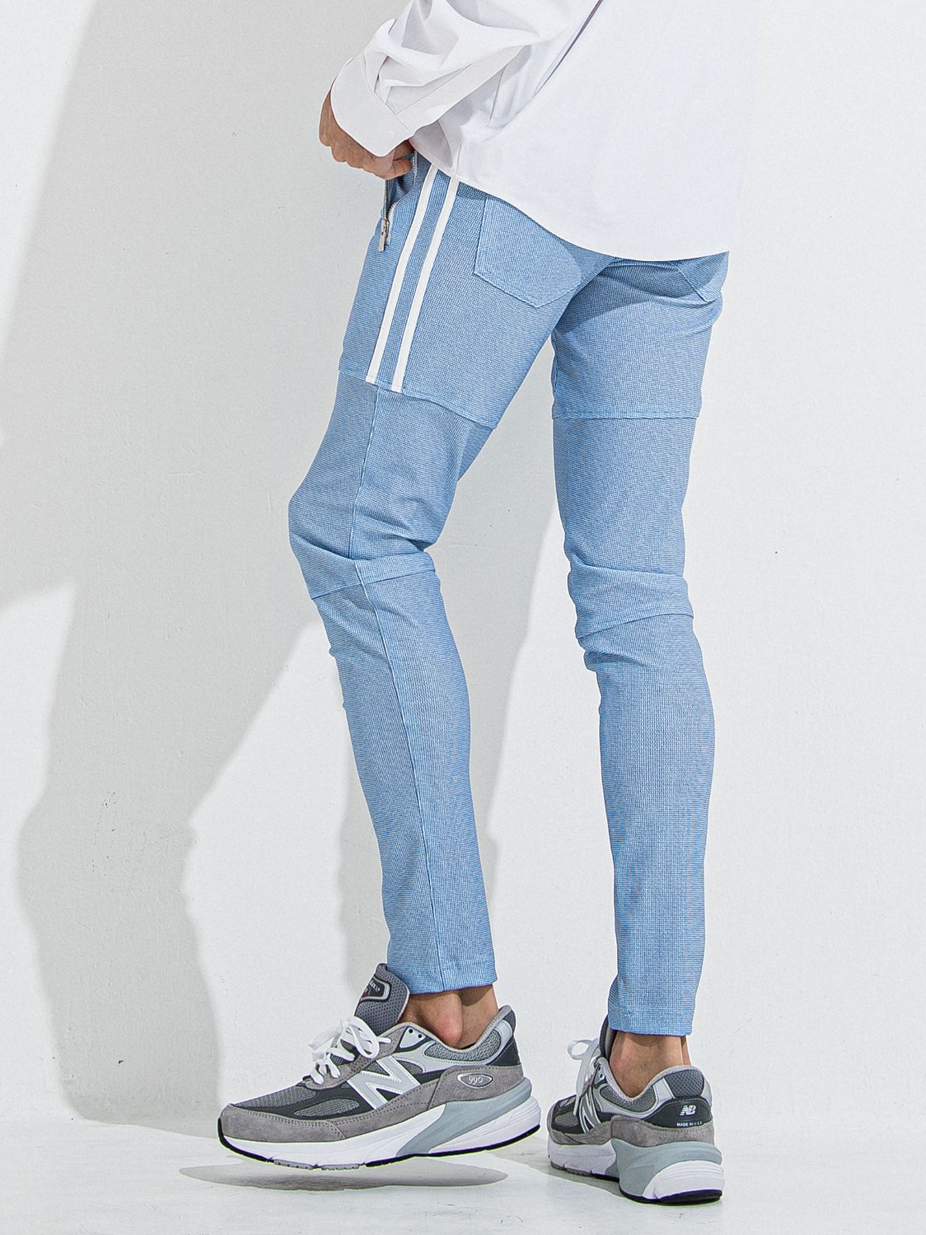 【予約品 】Johnson LINE PT / ジョンソンラインパンツ / チェックサックス
