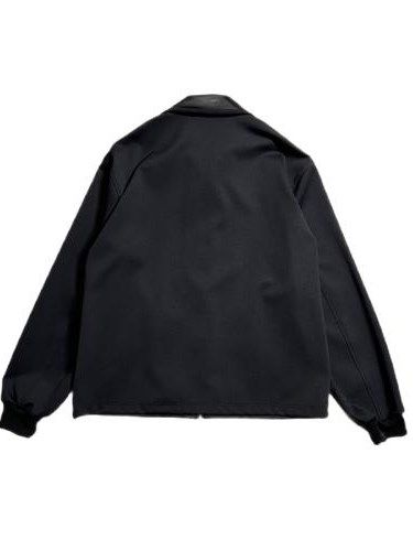 《予約品8月31日 23時55分締め》 RUBBER JERSEY / ブルゾン / ブラック 【roarguns 】 2024年2月入荷予定