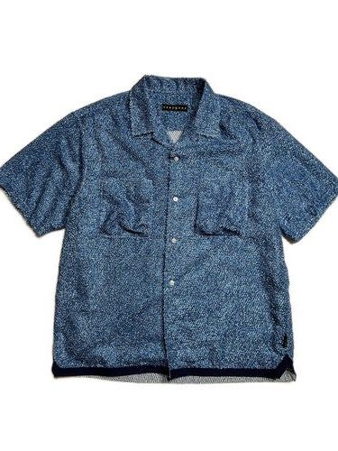 《予約品8月31日 23時55分締め》 DENIM SS SH / デニムシャツ / ブルー 【roarguns 】 2024年3月入荷予定