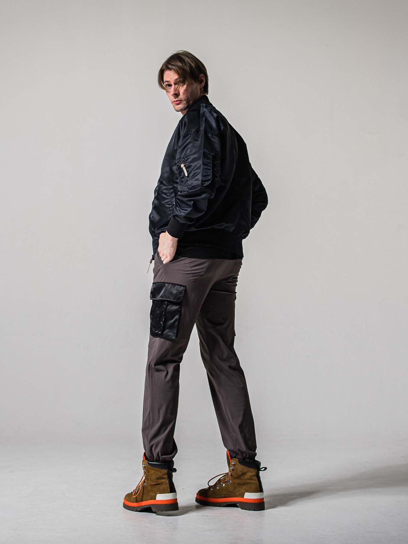 【予約品 11月16日(日) 締切】NY PT CARGO  PANTS / ナイロン イージーカーゴパンツ  / チャコール