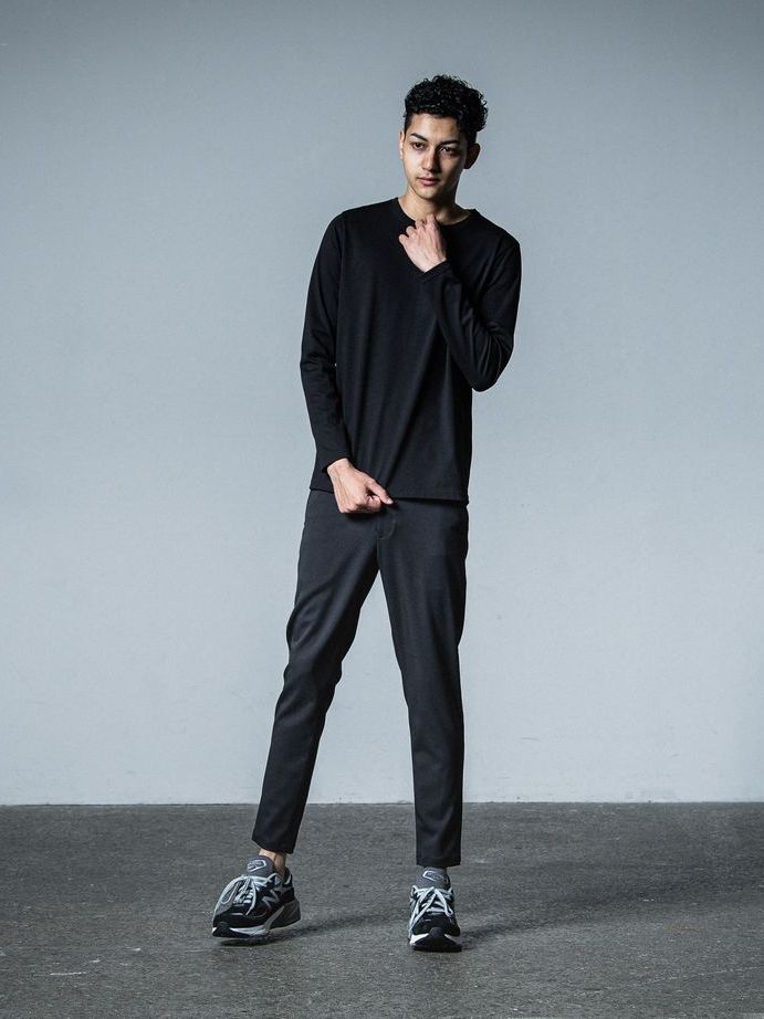 《予約品》 longsleave Tee / 長袖Tシャツ / ブラック