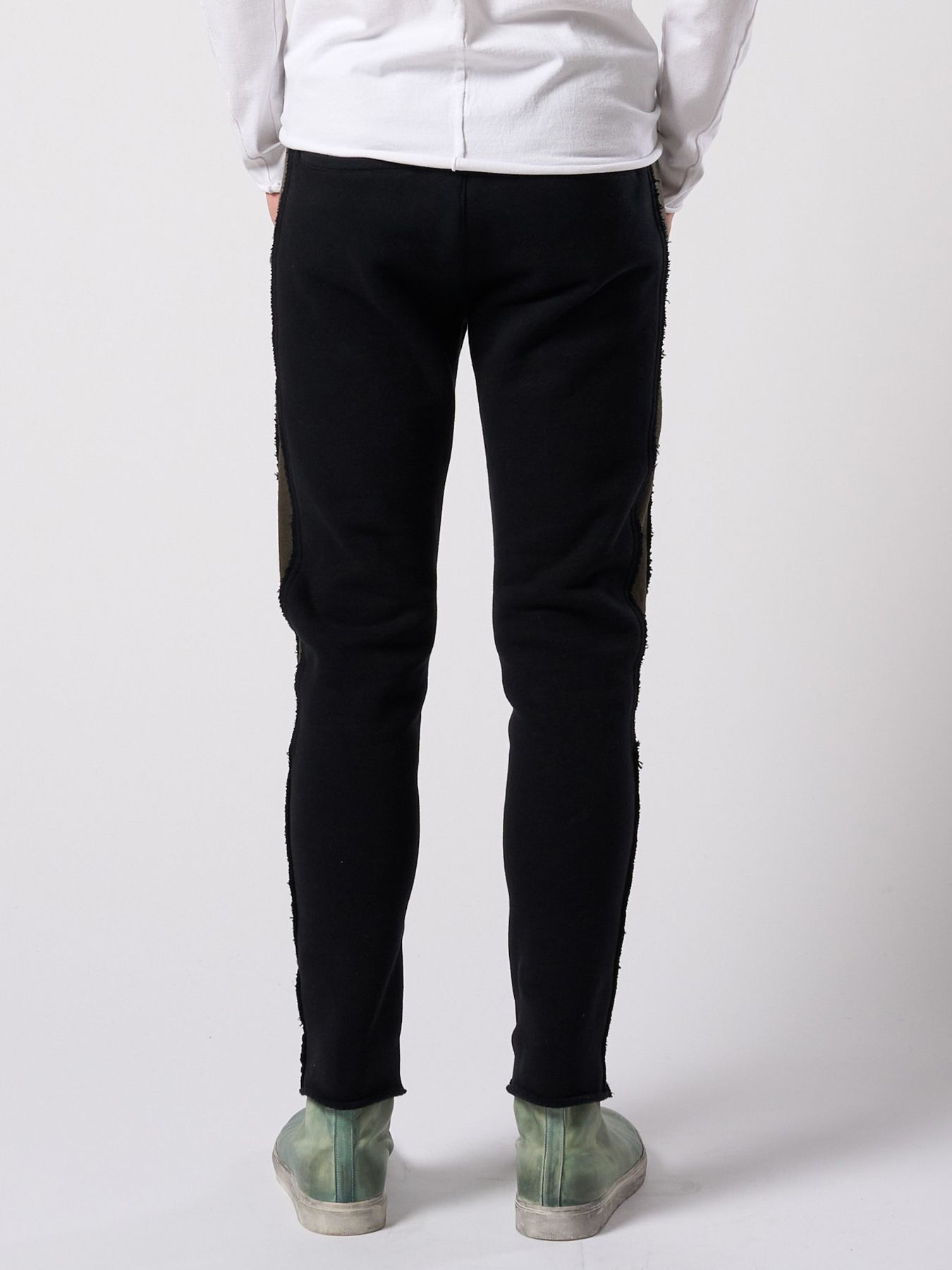 【予約品 4月19日(日) 18時締切】super urake seam pants / シームパンツ / ブラック×カーキ