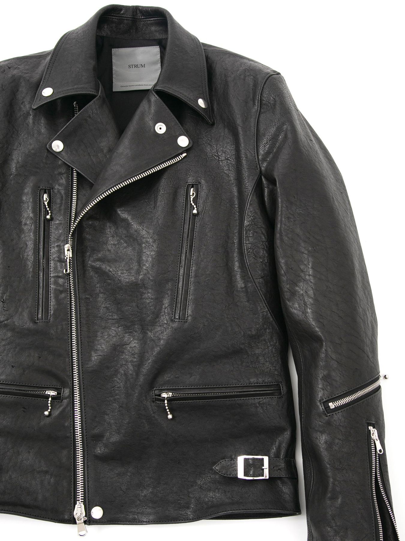 【予約品 10月12日(日) 締切】Pit Vegetable Full Tanned Shrunken Horsehide Double Riders / フルタンニン ピット鞣し シュリンクホースハイド ダブルライダース / LIST
