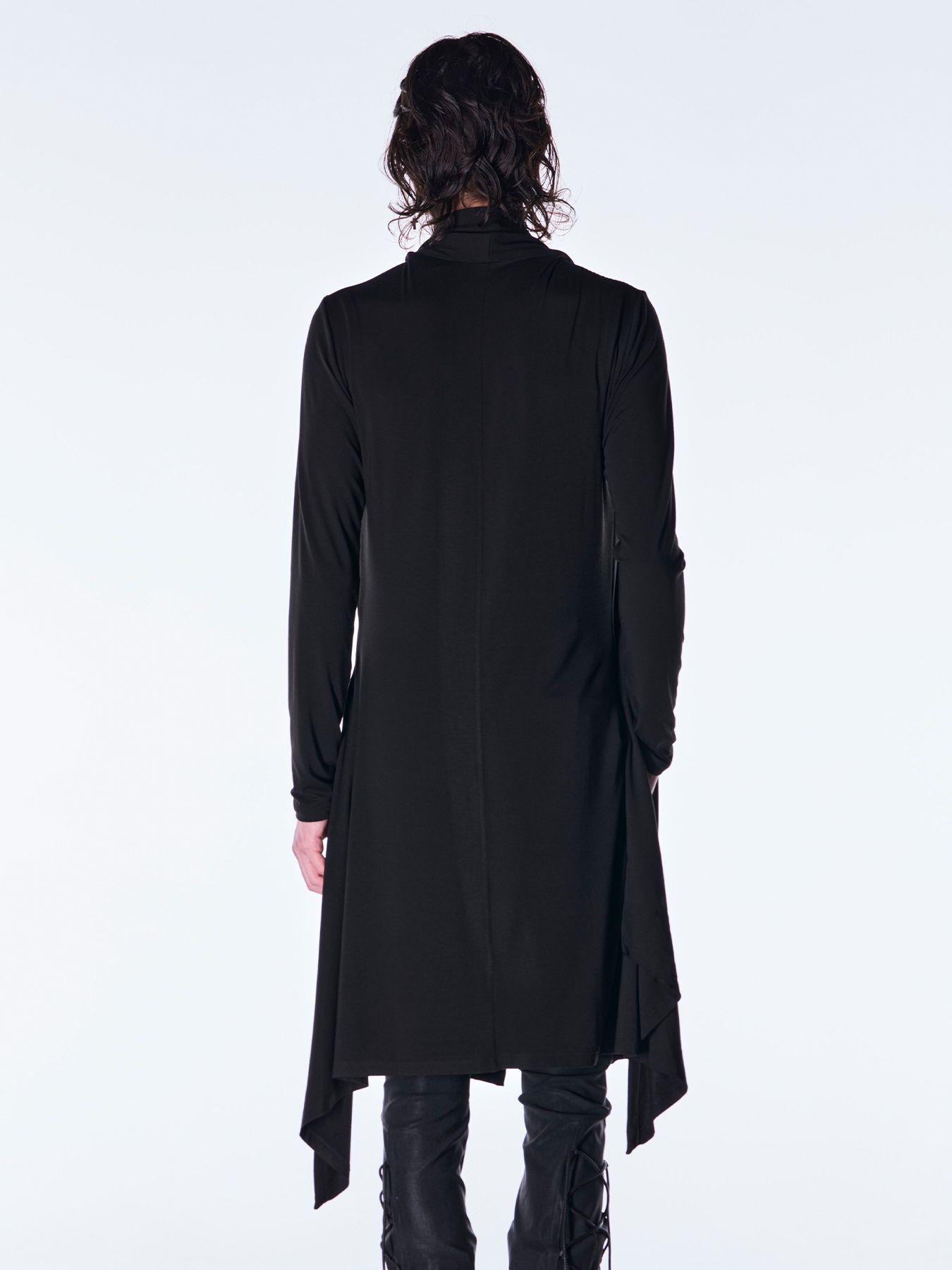 【予約品 6月29日(月) 締切】Heat Tech BEATENJIKU Stole Cardigan / ストールカーディガン / ブラック