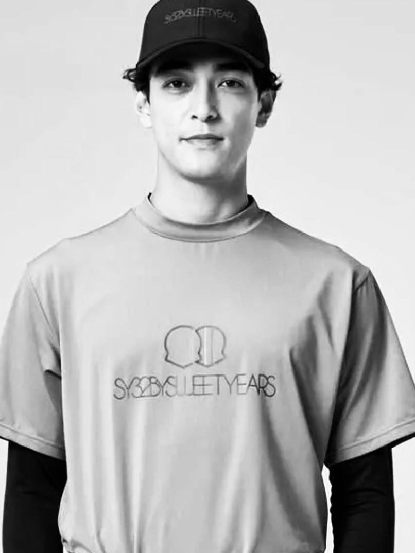 ITALIAN EMBLEM モックネック ホワイト【SY32 by SWEET YEARS GOLF】