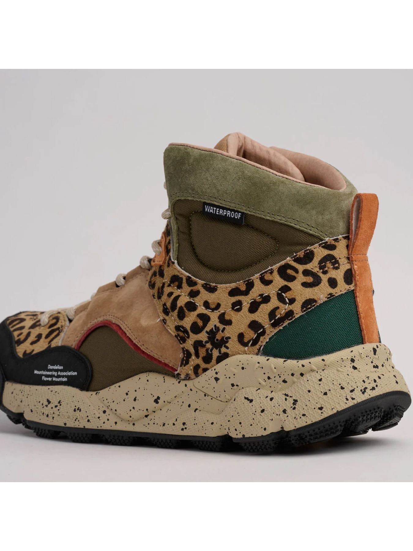 【プレミアムセレクト】BACK COUNTRY HI / ハイカットスニーカー / Camel-Khaki-Leopars / FM66H-1-025