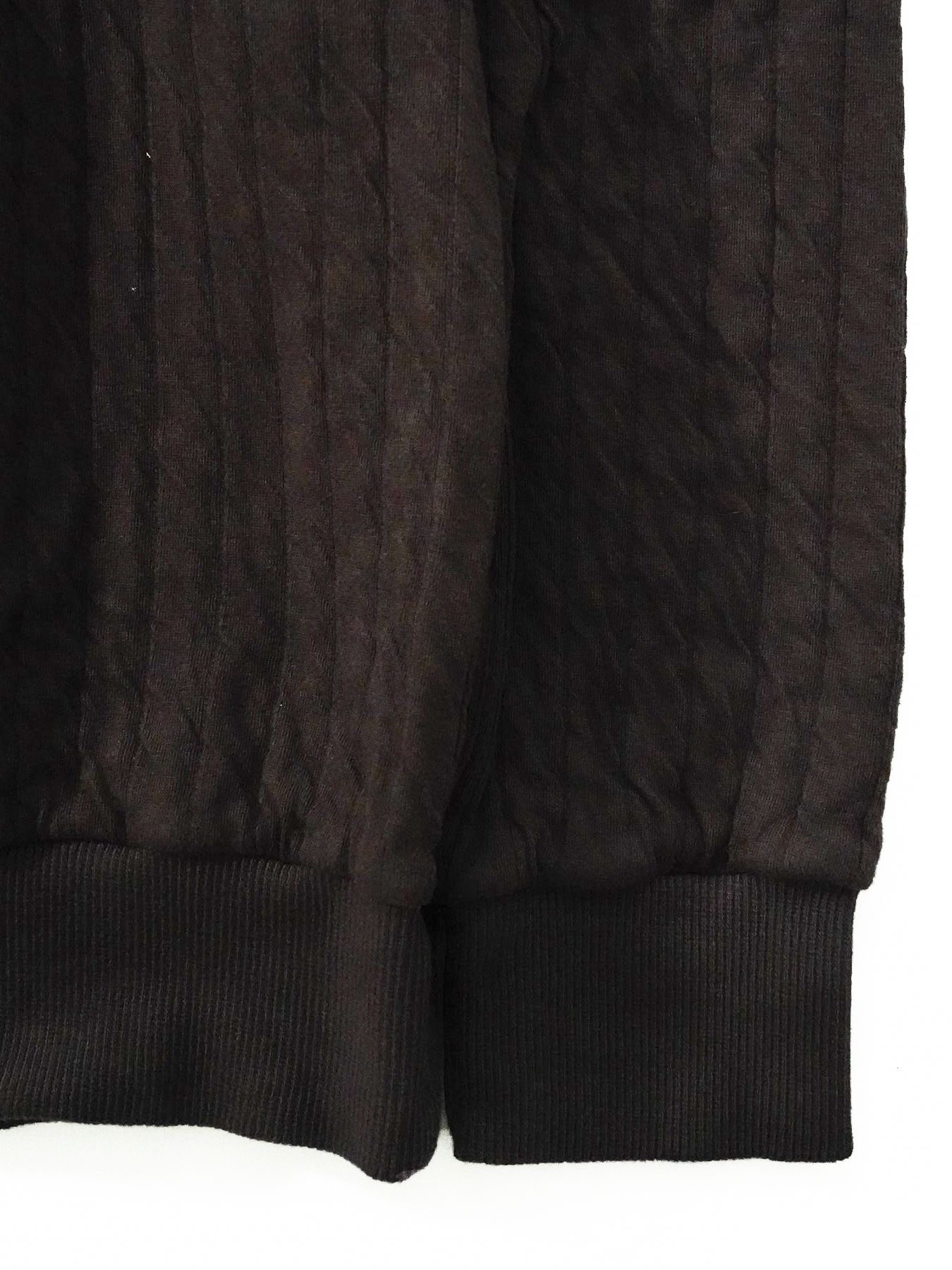 【予約品】 LAYERWARM / ZIPポロ / ダークブラウン