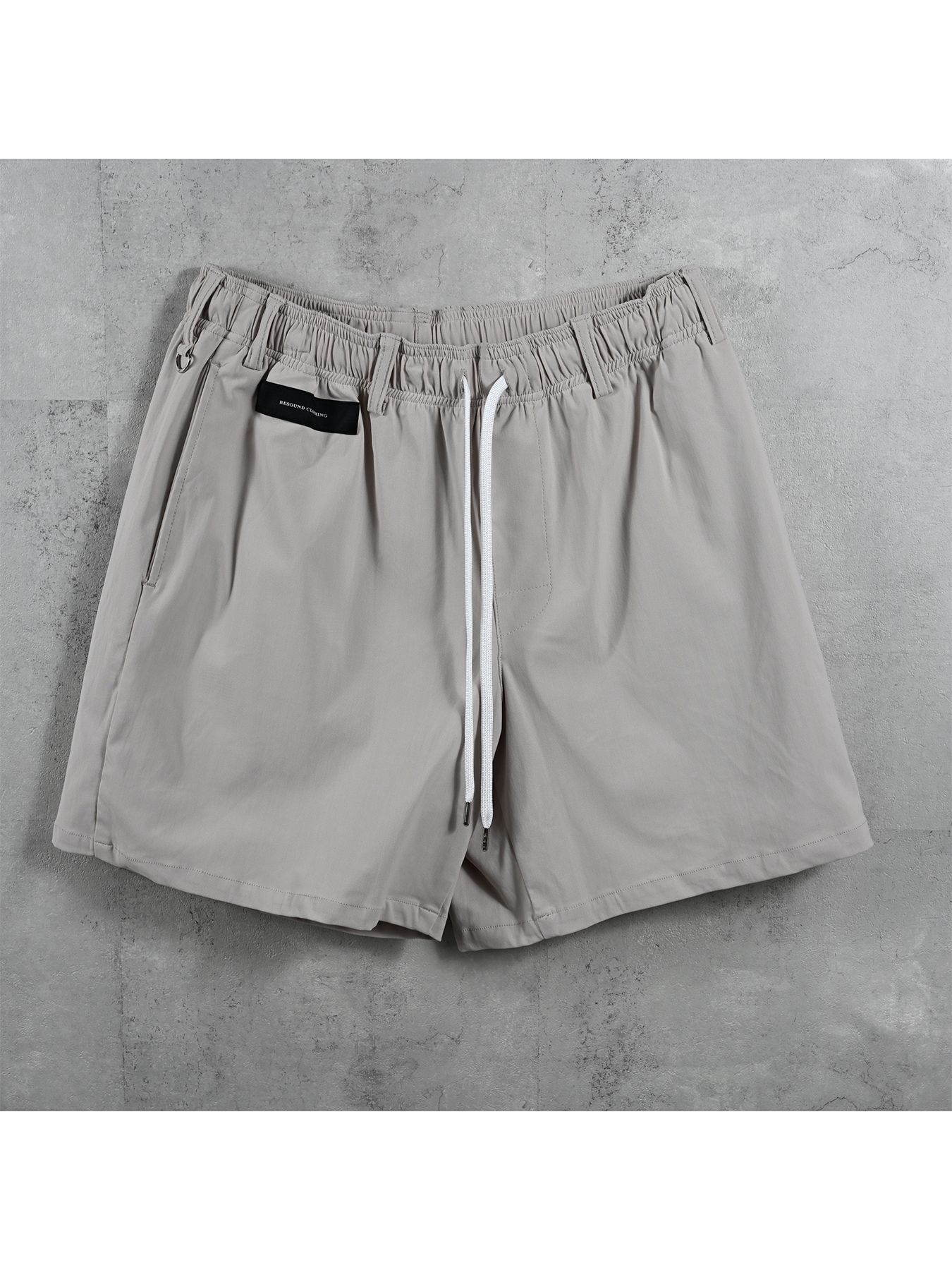 【予約品 】TV NYLON SHORTS / ティーヴィーナイロンショーツ / グレージュ