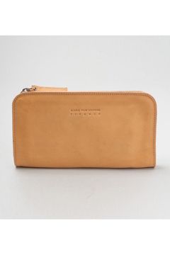 ハーフジップ長財布 DAVIS / Natural 【KARA VAN PETROL】 イタリア製
