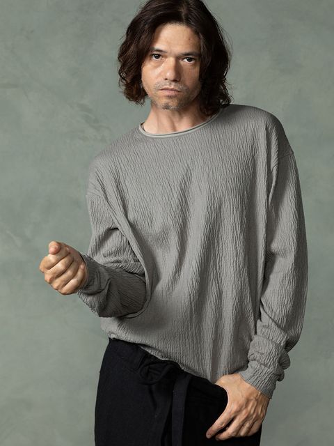 GRAIN TEE / グレイン ロングスリーブTシャツ / グレー