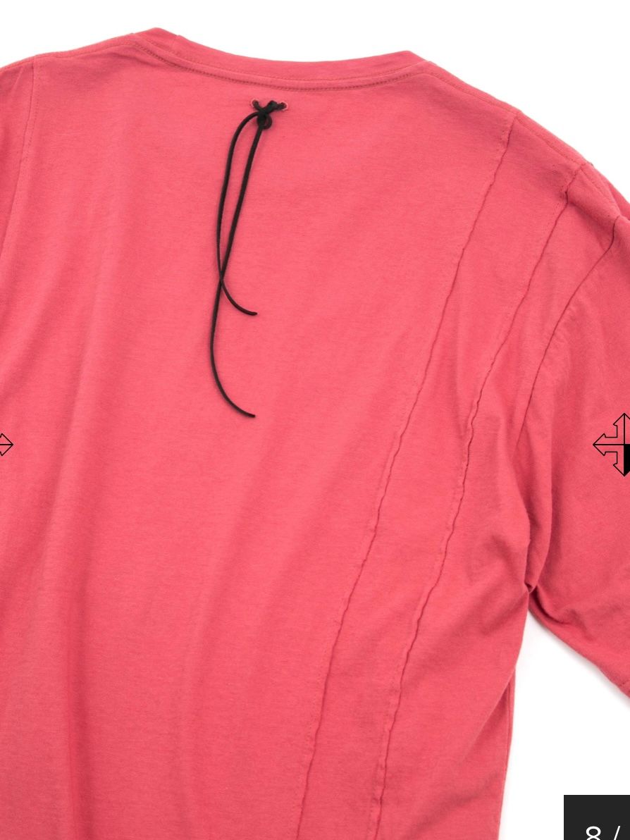 コラボ30/- ナチュラルソフト天竺『 FxxK THE WORLD』ワイド Tシャツ（オーバーサイズ） - RED