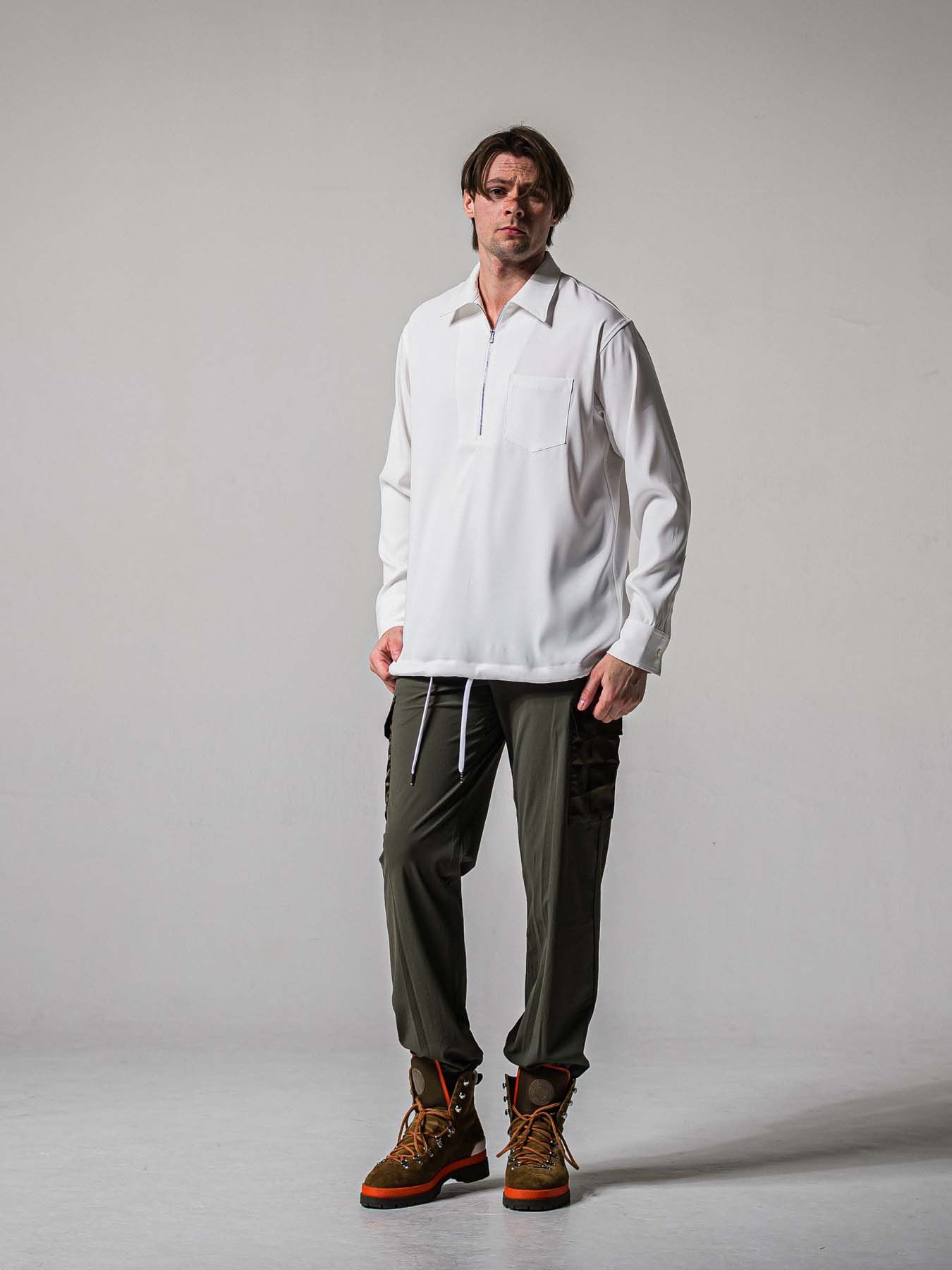 【予約品 11月16日(日) 締切】NY PT CARGO  PANTS / ナイロン イージーカーゴパンツ  / カーキ