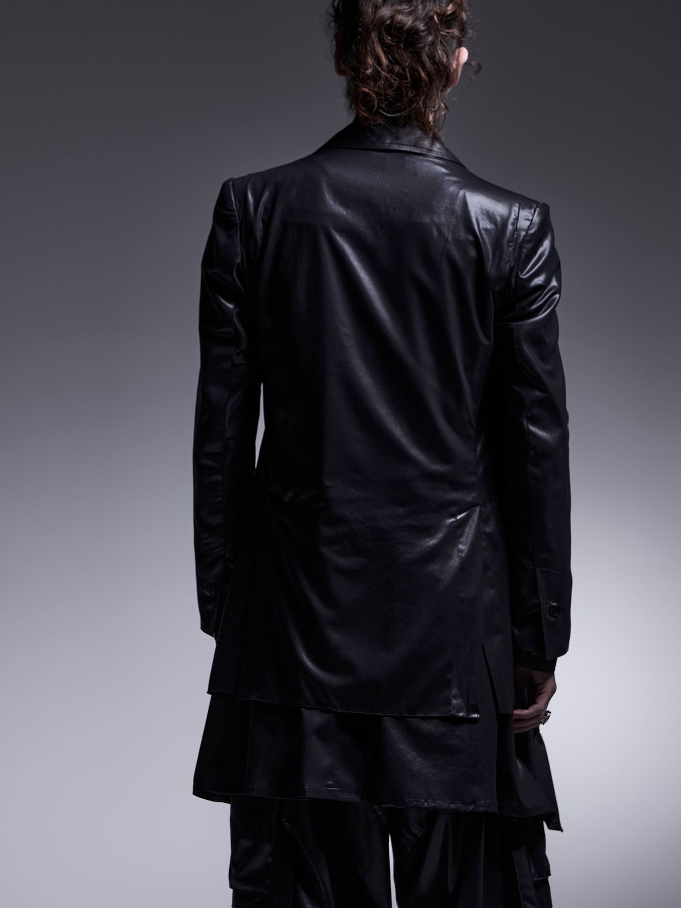 【予約品 7月13日(日) 締切】Layered Jacket / レイヤードジャケット / ブラック