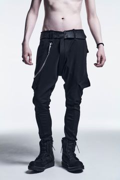 《予約品》 SaruelCargoPants Ponch / Black 【kiryuyrik】 7月入荷予定