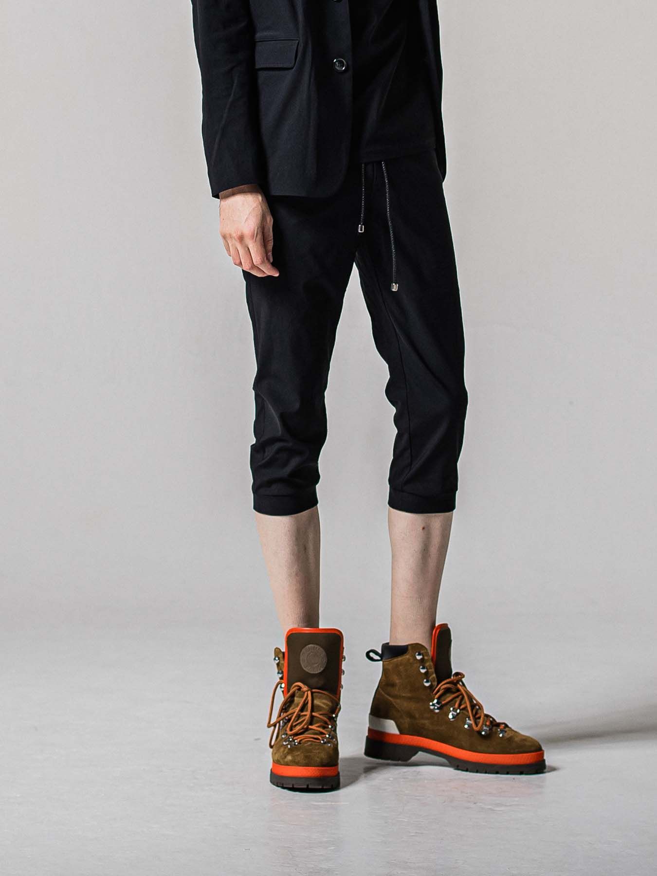 【予約品 11月16日(日) 締切】RE CROPPED PT / ナイロン イージークロップドパンツ / ブラック