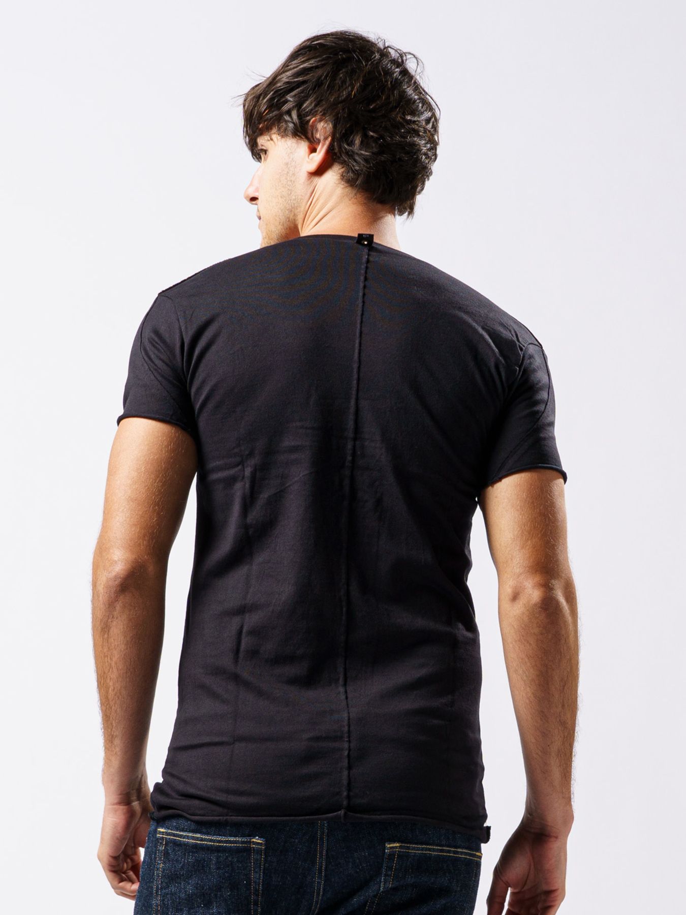 【予約品 1月25日(日) 締切】3 in pack-T S/S / 3インパック ショートスリーブ Tシャツ / ブラック / クルーネック、Vネック、ディープVネック