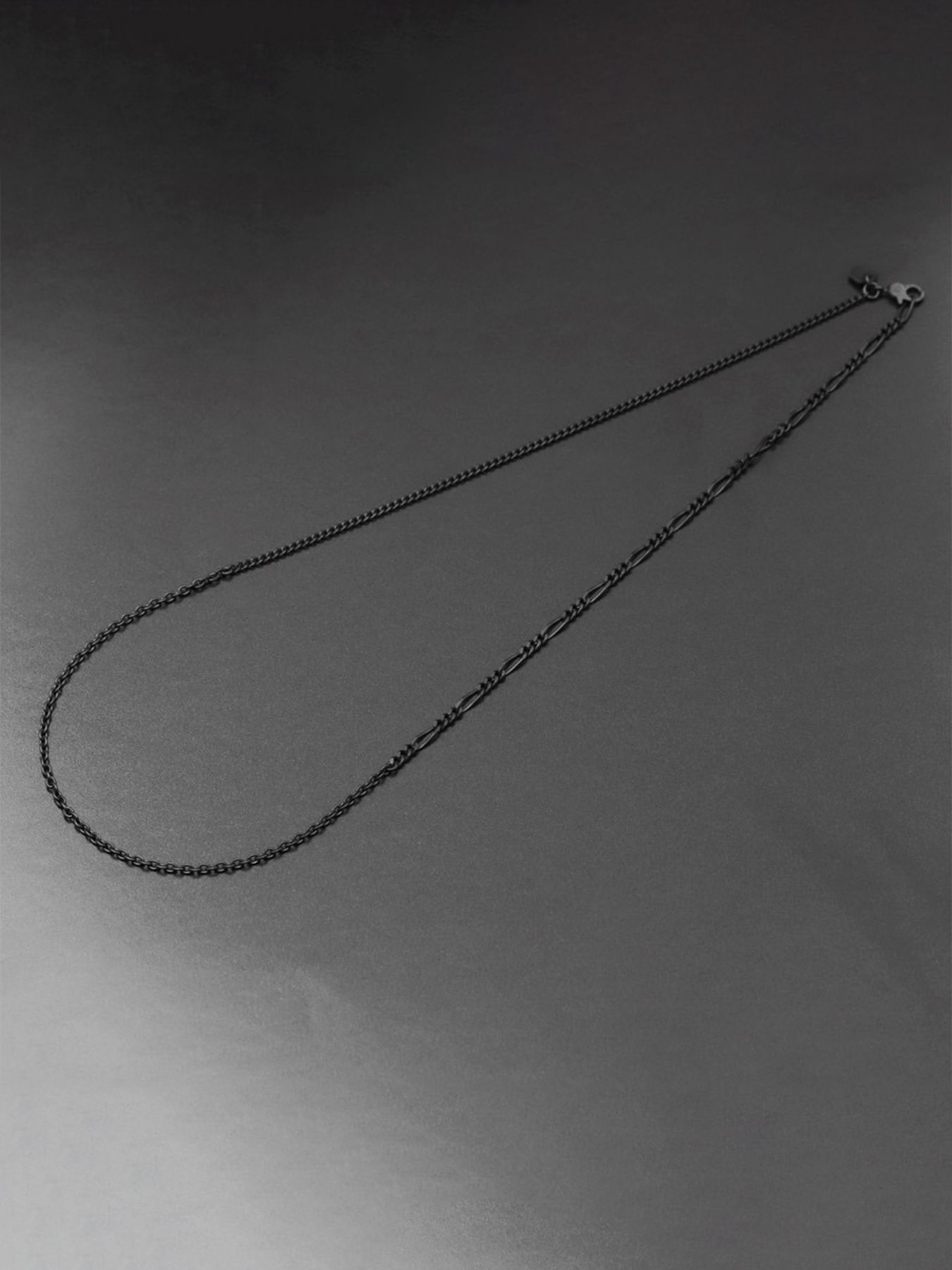【予約品 9月23日(火) 締切】IVXLCDM ×wjk  slim chain neckless / スリムチェーンネックレス / ブラックコーティング