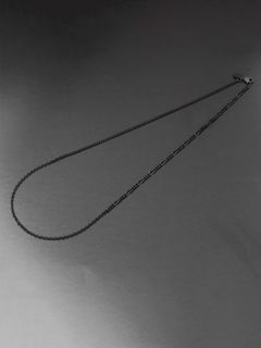 【予約品 9月23日(火) 締切】IVXLCDM ×wjk  slim chain neckless / スリムチェーンネックレス / ブラックコーティング