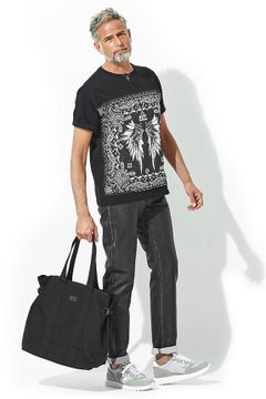限定ネイティブバンダナ Tシャツ ブラック 【BOY LONDON】LEON別注T