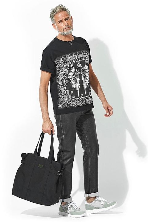 限定ネイティブバンダナ Tシャツ ブラック 【BOY LONDON】LEON別注T