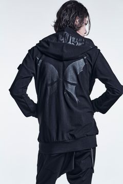 Hoodie HighTension / Black+BlackPrint 【kiryuyrik】