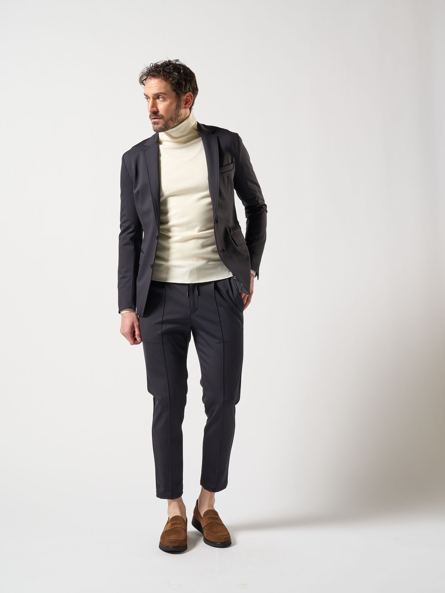 【予約品】 smart jacket(full lining) / テーラードジャケット / ブラック