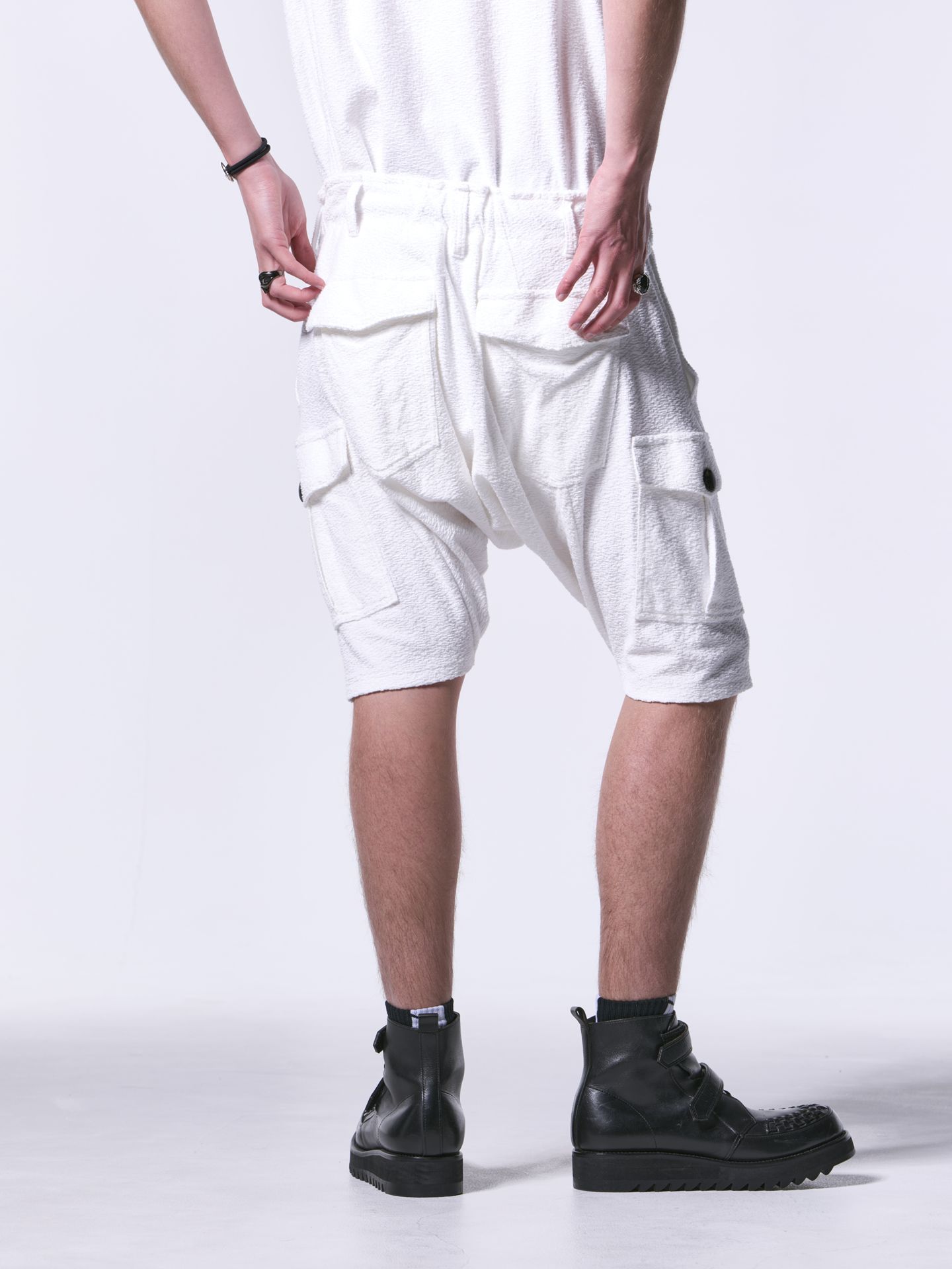 《予約品》 SaruelShorts / サルエルショートパンツ / ホワイト