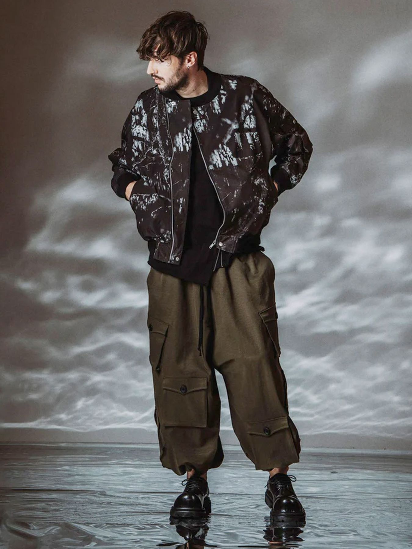 ライダースBIG-MA-1-BLZ / リアルツリーカモフラージュ【NO ID.】