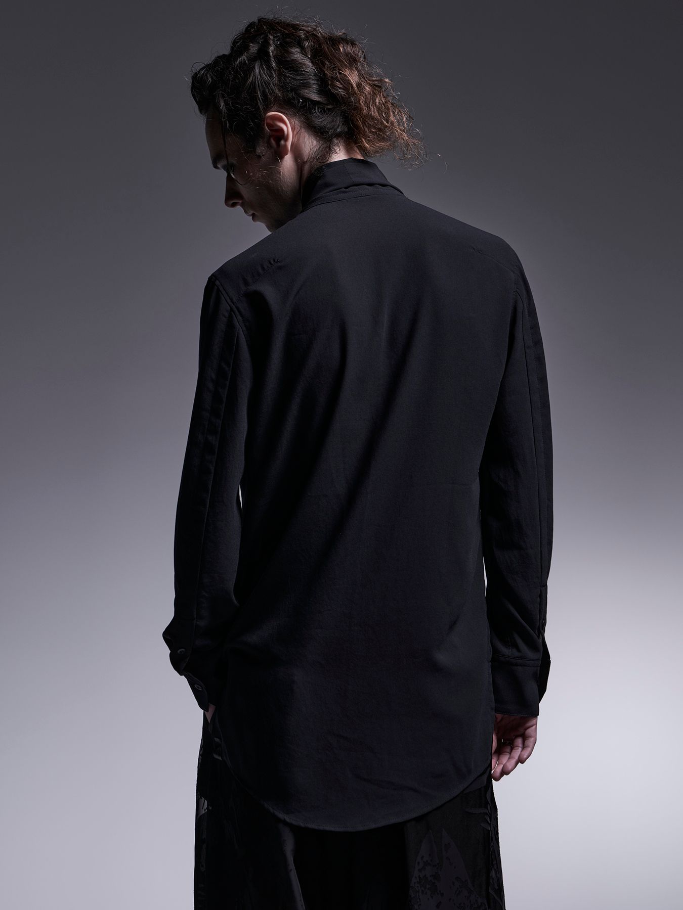 【予約品 7月13日(日) 締切】Stoal Shirt / ストールシャツ / ブラック