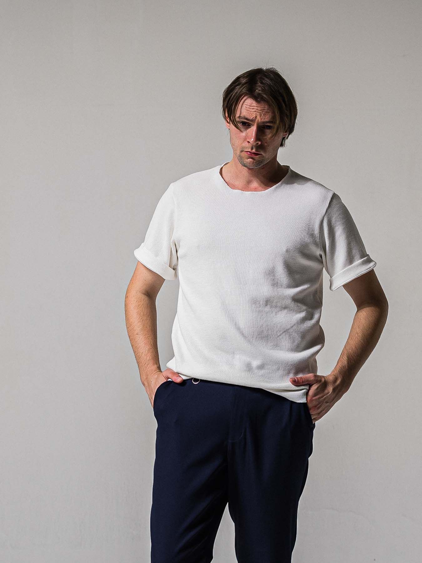 【予約品 11月16日(日) 締切】CUT OFF THERMAL T / カットオフサーマルTシャツ / ホワイト