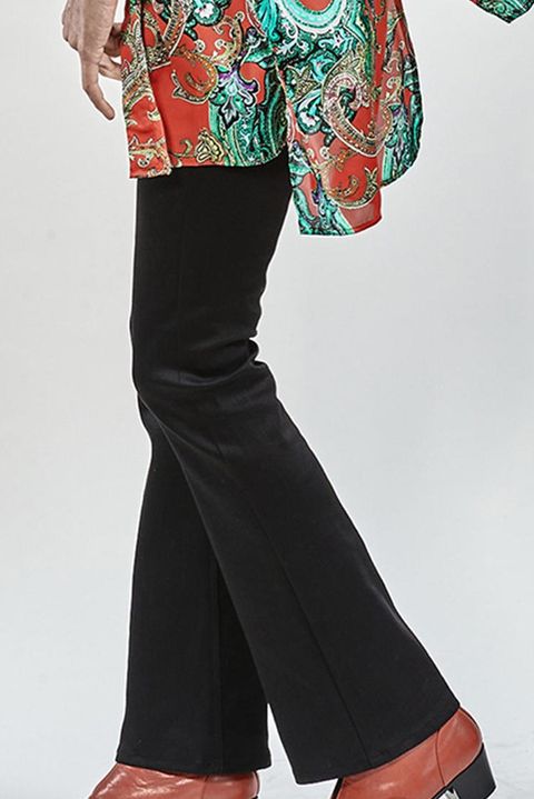 Twin power boot cut denim pants / ストレッチブーツカットパンツ / ブラック