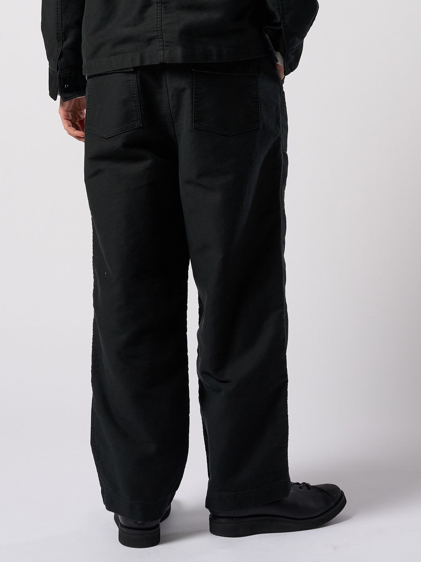 【予約品 4月19日(日) 18時締切】heavy moleskin work pants / ヘビーモールスキン ワークパンツ / ブラック