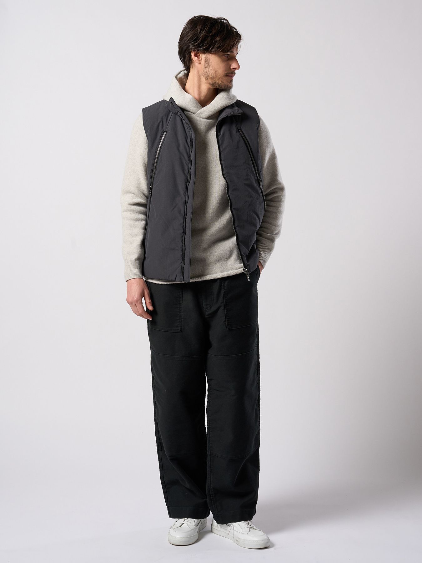 【予約品 4月19日(日) 18時締切】solid zip vest / ソリッド ジップベスト / フェードスミ