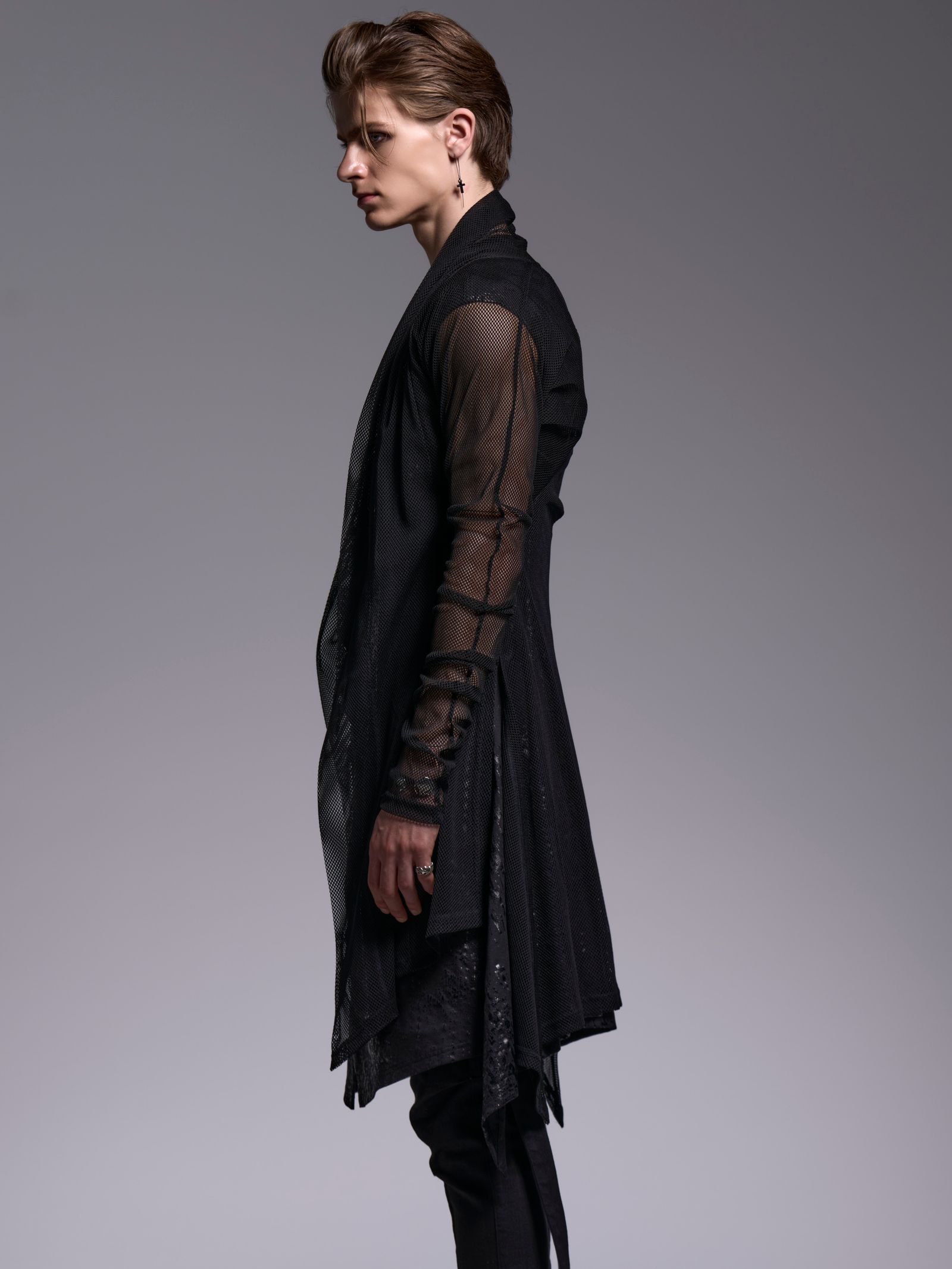 【予約品 1月4日(日) 締切】Dolman Sleeve Cardigan / ドルマンスリーブ カーディガン / ブラック