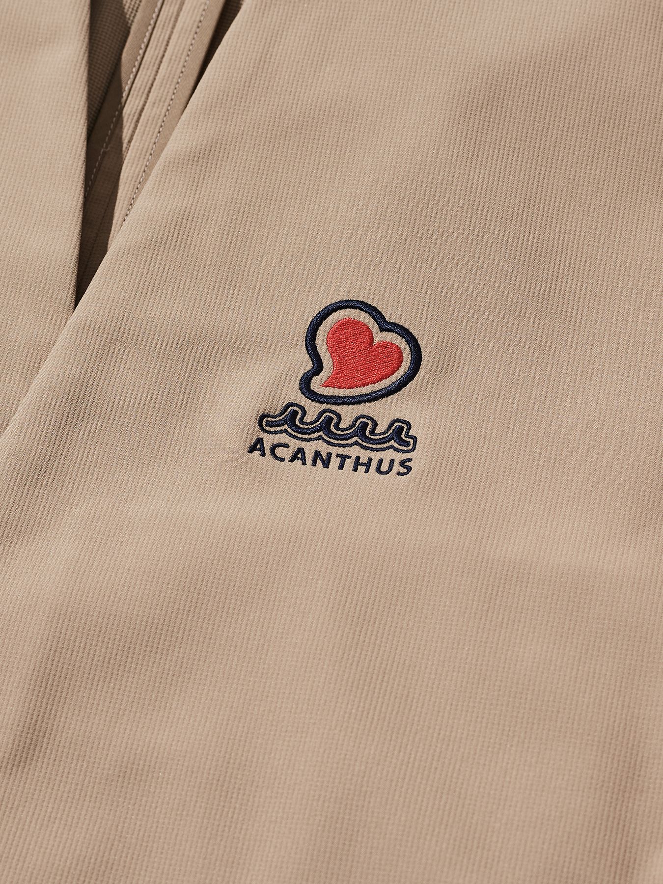 【予約品 10月9日(木) 締切】muta sweet no collar jacket / ノーカラージャケット / ベージュ【Acanthus × muta MARINE】
