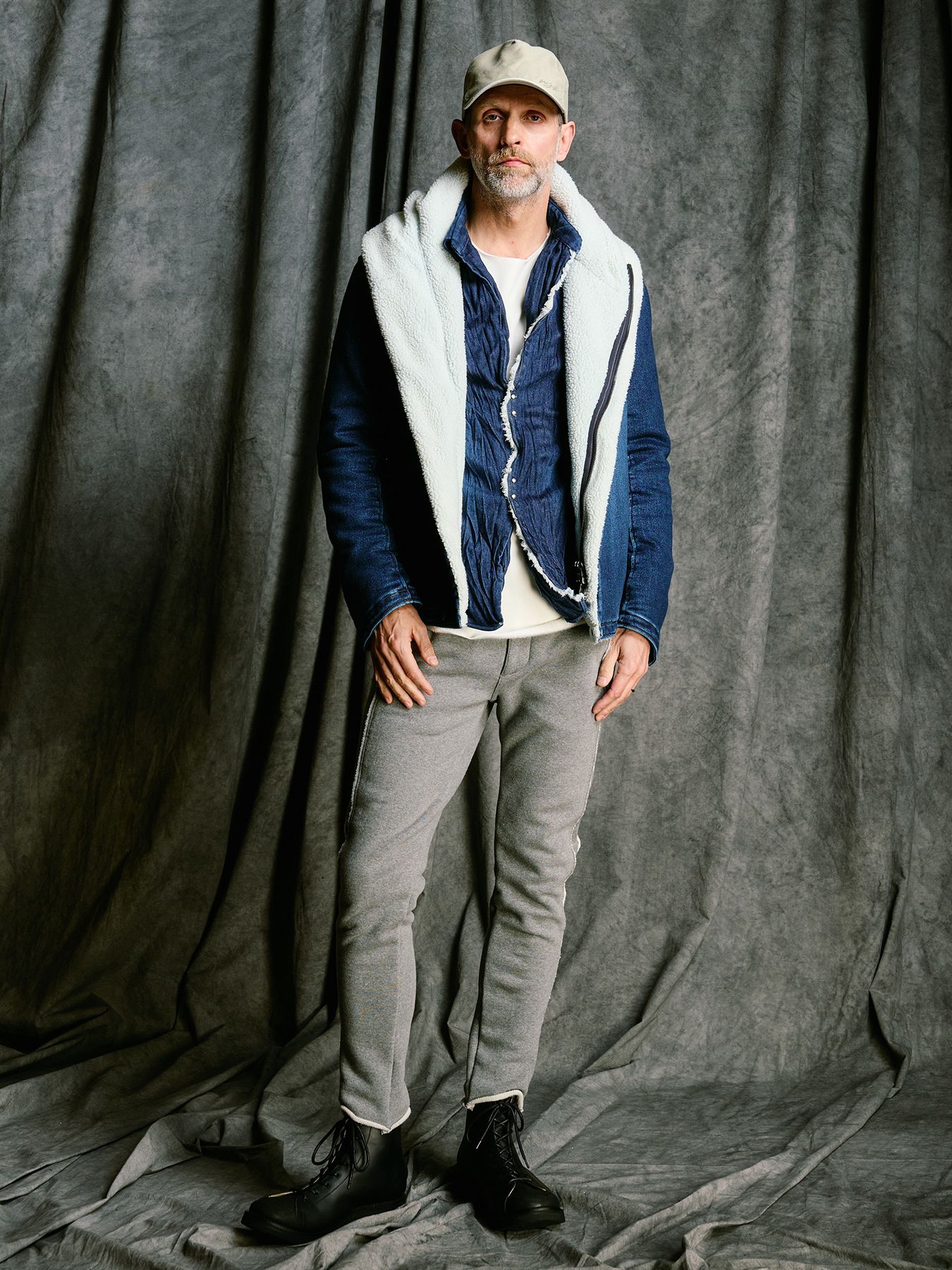 【予約品 4月19日(日) 18時締切】denim jersey hooded riders / デニムジャージー フーデッドライダース / インディゴユーズド