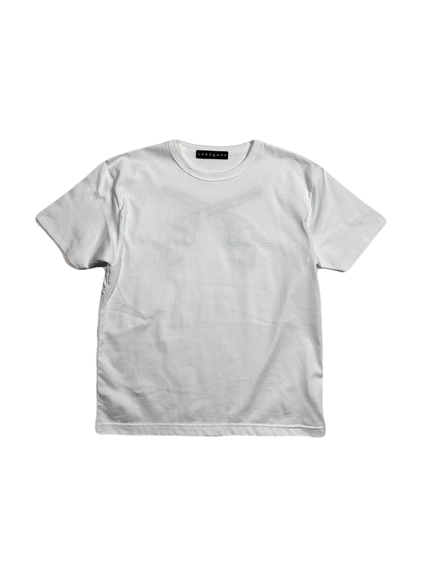 【予約品 8月10日(日) 締切 】WOMENS ORGANDY CROSSGUN T / オーガンジー クロスガン Tシャツ / ホワイト
