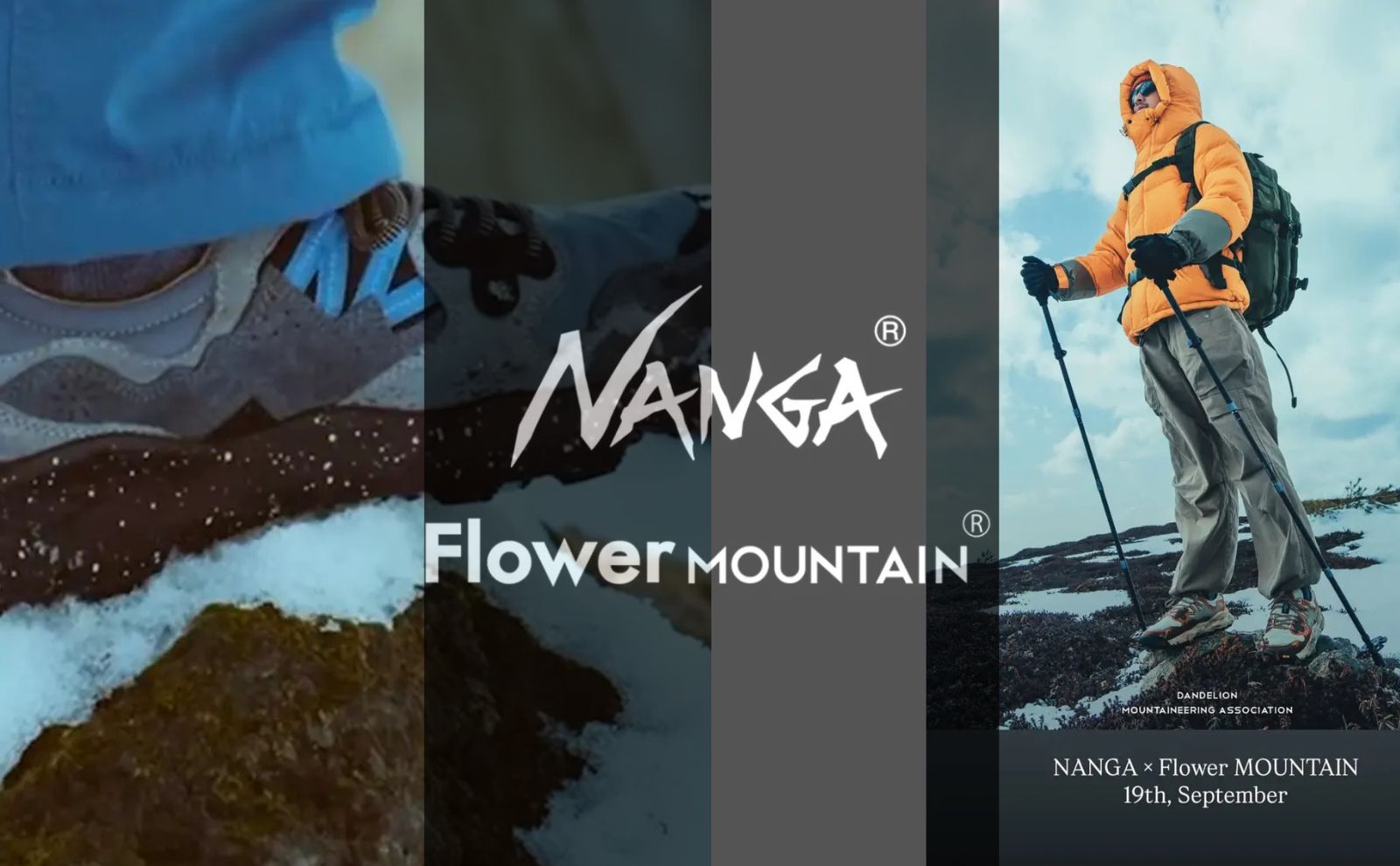 【NANGA × FlowerMOUNTAIN】Wネーム コラボ限定発売9/19～発売