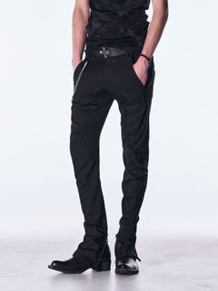 【予約品 6月29日(月) 締切】Denim Curve Pants / デニム カーブパンツ / ブラック